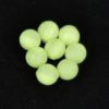 SUNSET PERLINE TONDE GALLEGGIANTI VERDE FOSFO 6mm 20 pz