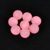 SUNSET PERLINE TONDE GALLEGGIANTI ROSA PHOSPHO 8mm 20 pz