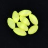 SUNSET PERLINE OVALI GALLEGGIANTI GIALLO FLUO mm5x10 pz 20
