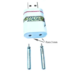 Lampo Gamma USB Doppia Ricarica Batteria Starlight a Led LG322 e JXP322