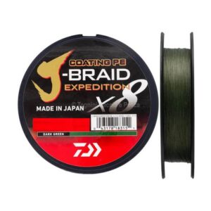 DAIWA J BRAID EXPEDITION X8 150M. DARK GREEN