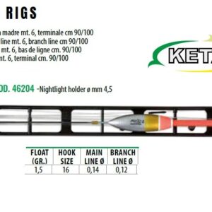 LINEAEFFE KETA RIGS 46204 FLOAT GR 1,5