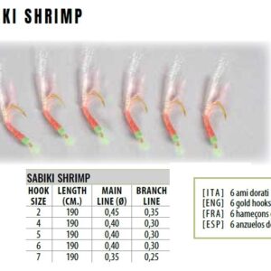 Lineaeffe Sabiki Hipercatch Shrimp AMO 7